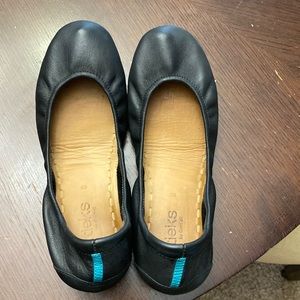 Tieks Black Flats
